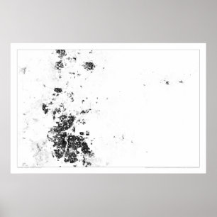 デンバーの人口調査Dotmap ポスター