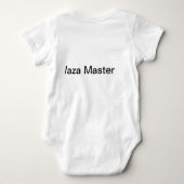 デンバーの柔道Onesy ベビーボディスーツ (裏面)