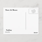 デンバーの美術館 ポストカード (裏面)