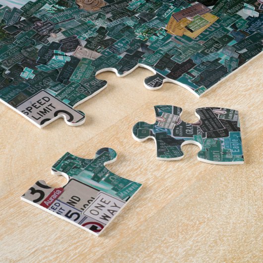 デンバーの通り ジグソーパズル (側面)