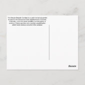 デンバーはがき ポストカード (裏面)