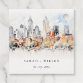 デンバーエレガントコロラドスカイラインウォーター結婚カラー フェイバータグ (裏面)