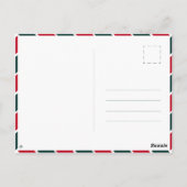 デンバーコロラドシティズからのメリークリスマス ポストカード (裏面)