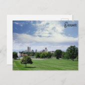 デンバーコロラドシティパークトラベルフォト ポストカード (正面/裏面)