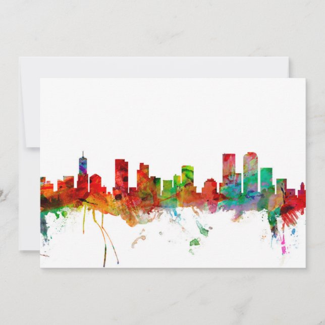 デンバーコロラドスカイライン (正面)