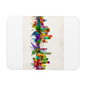 デンバーコロラドスカイライン マグネット (横)