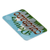 デンバーコロラドスノーウィーマウンテンズ マグネット (右側)