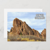 デンバーコロラドマウンテンズハガキ ポストカード (正面/裏面)