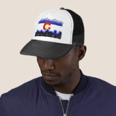 デンバーコロラドモダン州旗の帽子 キャップ (インサイチュ)