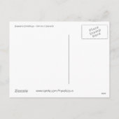 デンバーコロラド州からの季節の挨拶 シーズンポストカード (裏面)