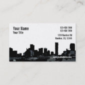 デンバーコロラド州のスカイラインのカスタマイズ可能なカード 名刺 (裏面)