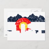 デンバーコロラド州の旗 ポストカード (正面/裏面)