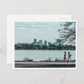 デンバーコロラド油彩画 ポストカード (正面/裏面)