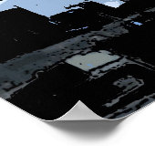 デンバーコロラド芸術的スカイラインポスター ポスター (角)