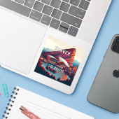 デンバーコロラド3インチビニールステッカー シール (ノートパソコンとiPhone)