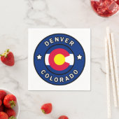 デンバーコロラド スタンダードカクテルナプキン (インサイチュ)