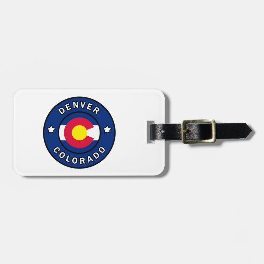 デンバーコロラド ラゲッジタグ (正面横)