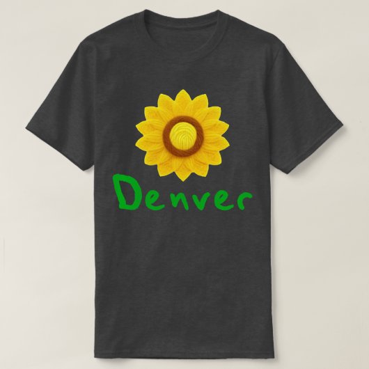 デンバーサンフラワー Tシャツ (デザイン正面)