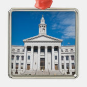 デンバーシティアンドカウンティ建物エントランス メタルオーナメント (正面)