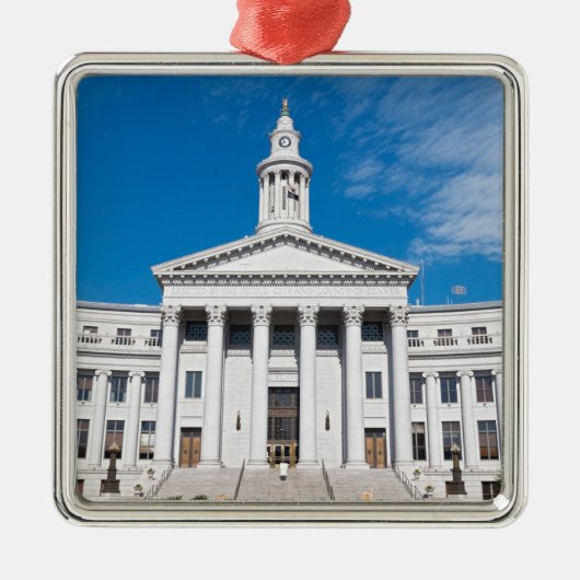 デンバーシティアンドカウンティ建物エントランス メタルオーナメント (正面)