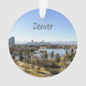 デンバーシティアンドマウンテンズコロラド オーナメント (正面)