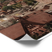 デンバーシティパノラマアメリカヴィンテージプリント ポスター (角)