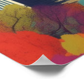 デンバースカイラインコロラドトラベルウォールポスター ポスター (角)