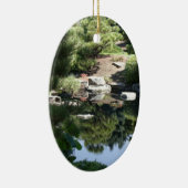 デンバーボタニックガーデン日本のリフレクション セラミックオーナメント (右)