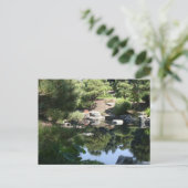 デンバーボタニックガーデン日本のリフレクション ポストカード (スタンド正面)