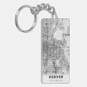 デンバーマップ キーホルダー (正面左)