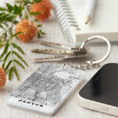 デンバーマップ キーホルダー (正面右)