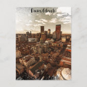デンバーミニマルコロラドスカイライン ポストカード (正面)