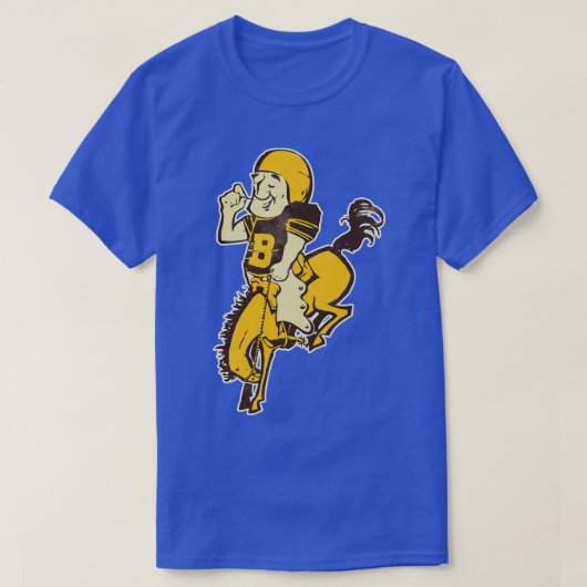 デンバーレトロファンアートマスコット Tシャツ (デザイン正面)