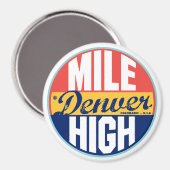 デンバーヴィンテージラベル マグネット (正面/裏面)