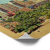 デンバーヴィンテージ旅行ポスター ポスター (角)