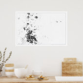 デンバー国勢調査マップ ポスター (キッチン)