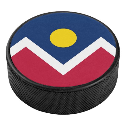 デンバー国旗を持つ愛国的なホッケーパック アイスホッケーパック (3/4)