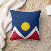 デンバー国旗（コロラド州，米国） クッション (ブランケット)