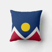 デンバー国旗（コロラド州，米国） クッション (裏面)