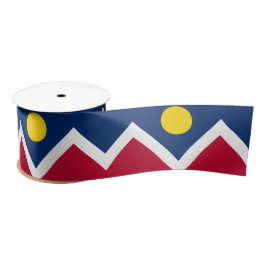 デンバー国旗（コロラド州，米国） サテンリボン