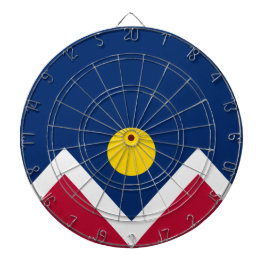 デンバー国旗（コロラド州，米国） ダーツボード