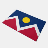 デンバー国旗（コロラド州，米国） ドアマット (アングル)