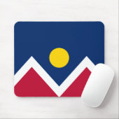 デンバー国旗（コロラド州，米国） マウスパッド (マウス)
