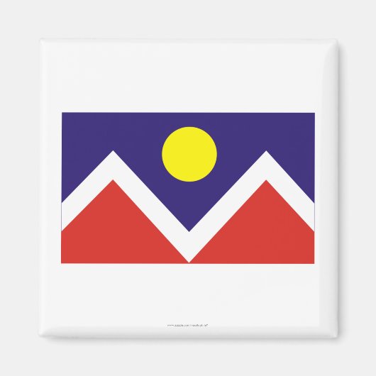 デンバー国旗 マグネット (正面)