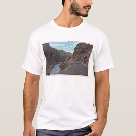 デンバー山公園、共同くまの入り江渓谷 Tシャツ (正面)
