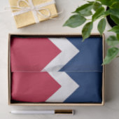 デンバー市旗を持つ愛国的ティッシュペーパー 薄葉紙 (ギフト)