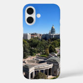 デンバー市街地のスカイライン コロラド州会議事堂 Case-Mate iPhoneケース (裏面)
