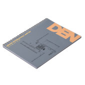 デンバー空港(洞穴)図表のノート ノートブック (左側)