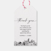 デンバー結婚スカイラインありがとうメッセージカード ギフトタグ (正面)