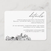 デンバー結婚ズホテルルームブロック詳細 エンクロージャーカード (正面)